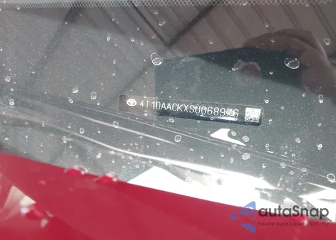 2025 Toyota Camry Se из США, поврежденный, VIN 4T1DAACKXSU068976